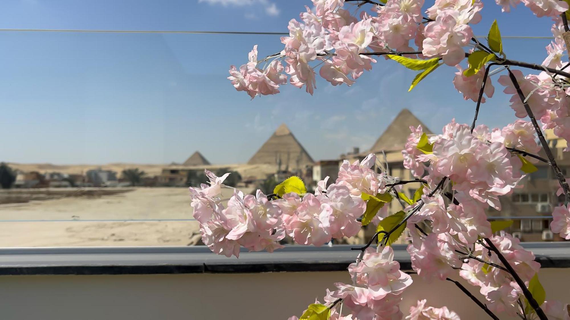 Rizk Pyramids View Hotel Kafret el-Gabal Eksteriør billede